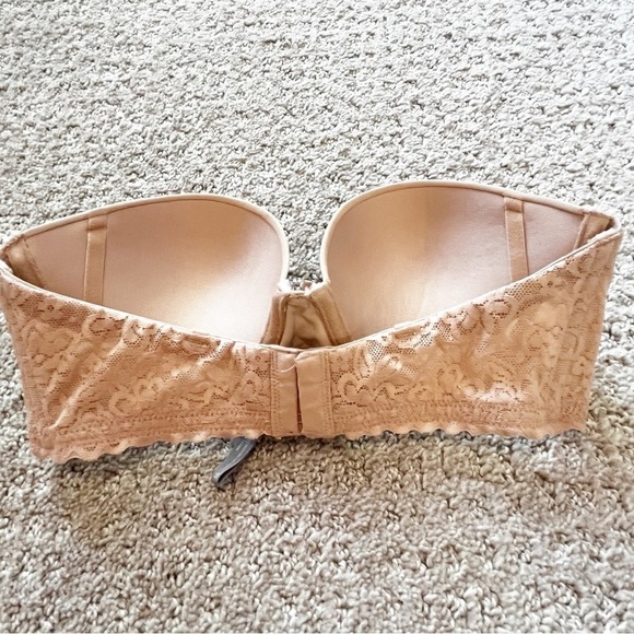 Aerie Bra 32B T-Shirt Bra Everyday Lace Trim Tan Black Green Push Up Lot 3x - Picture 7 of 15